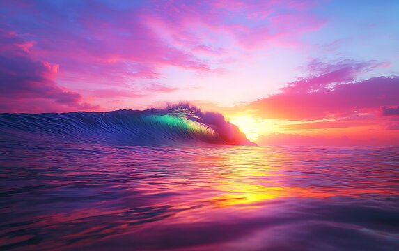 Sunset Wave Epic Colors