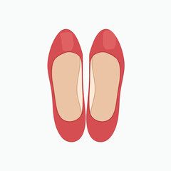 red high heel shoes with white soles  pair of ladies fashion footwear