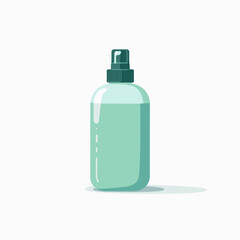 Fototapeta premium turquoise hand sanitizer bottle with pump top