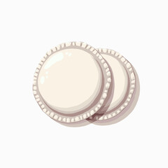 pastel pink ceramic coasters set of two