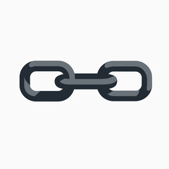 gray metal chain link icon