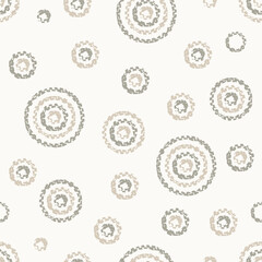 vector seamless pattern with circles