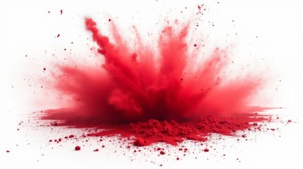 red paint splashes