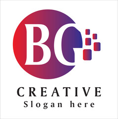 bg Creative Logo Concept New Locking