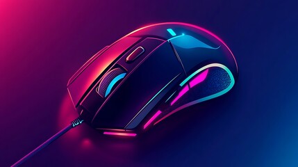 Gaming Mouse Neon Glow.