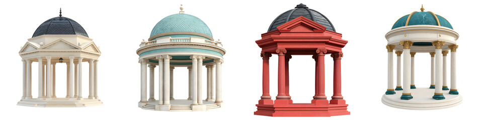 Obraz premium Iconic historical architectural structures for tourism