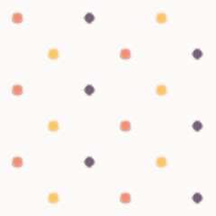 confetti on beige background and summer yellow orange wind effect polka dot pattern background