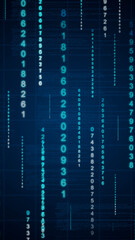 Matrix Code Rain – Vertical 4K Background