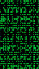 Binary rain background