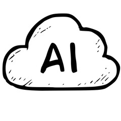 AI Cloud Illustration