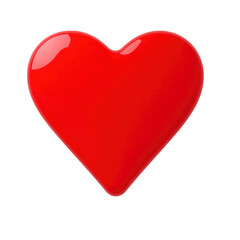 red heart with transparent background PNG and JPEG image