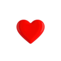 red heart with transparent background PNG and JPEG image