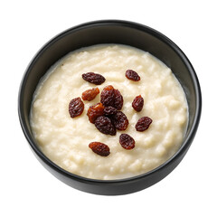 Bowl of rice pudding