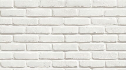 Fototapeta premium Modern white brick wall background clean wall texture soft lighting minimalist design whitewashed bricks neutral environment