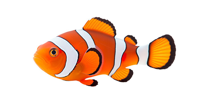 clown fish on a transparent background