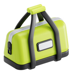 Gym bag 3D icon for workout gym equipment