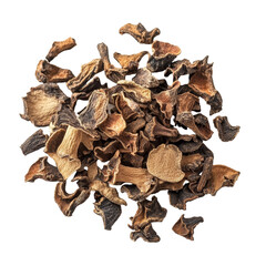 Fototapeta premium Dried Zanthoxylum limonella Alston spices showcased from Thailand for culinary uses and flavor enhancement, Dry Zanthozylum limonella Alston spices in thai land on transparent background