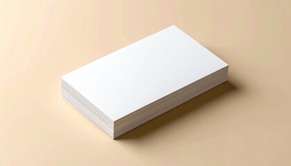 Creating custom business cards office space digital image minimalist environment top-down view professional branding