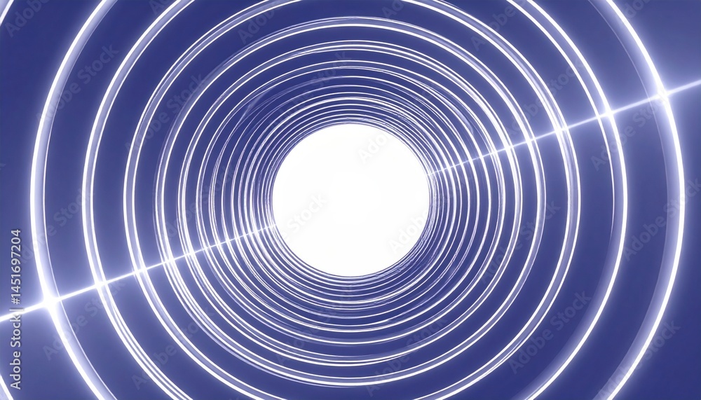 Poster dynamic light tunnel visuals digital space abstract art futuristic environment aerial perspective co