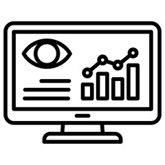 Visualization Outline Icon