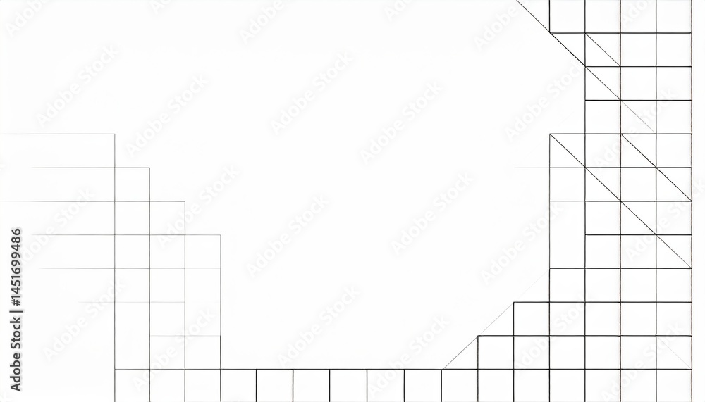 Poster exploring architectural design concepts urban environment digital art minimalist style top-down view