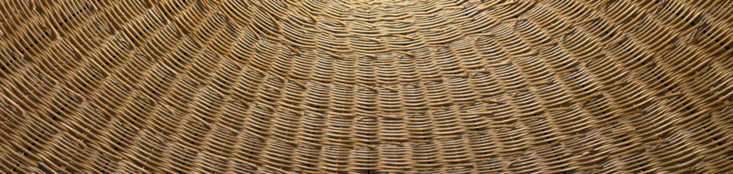 Beautifully Detailed Wicker Basket Weave with Warm Earthy Tones Ideal for Rustic and Natural Backgrounds