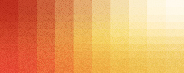 Warm colors pixel grainy gradient background. Sunny geometric autumn retro noise gradation templates set. Vector bright fall backdrops with blur glass effect..
