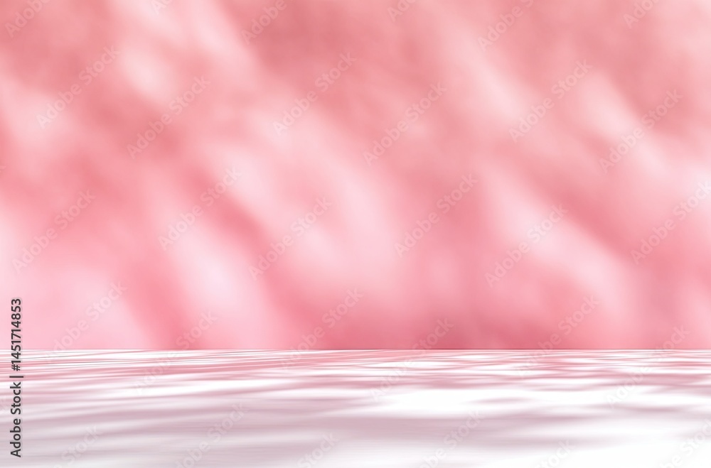 Poster soft focus pink textured background with shadows creates serene and visually appealing backdrop