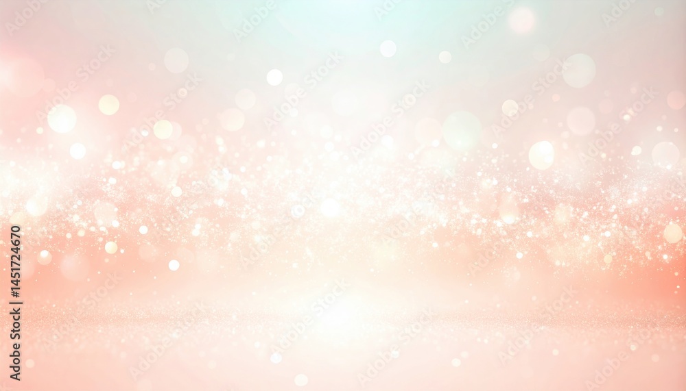 Poster soft bokeh background abstract scene digital art dreamy environment close-up view aesthetic concept 