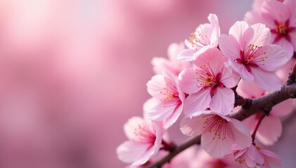Delicate pink sakura blossoms, full bloom, intricate pattern , background, cherry blossom