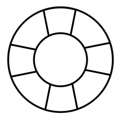 Summer and equipment for going to the beach and traveling