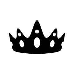 Crown vector icon. King illustration sign. Queen symbol. monarchy mark.
