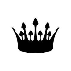 Crown vector icon. King illustration sign. Queen symbol. monarchy mark.