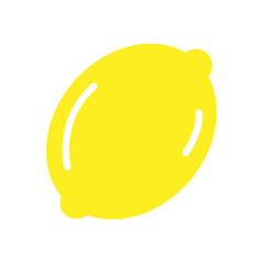Lemon icon vector. Fruits illustration sign. Vitamins symbol. Vegetarian logo. Food mark.