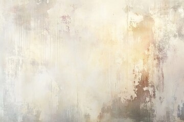 Obraz premium Aged, textured wall with light beige tones