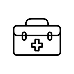 Icon of a doctorchest / first aid kit