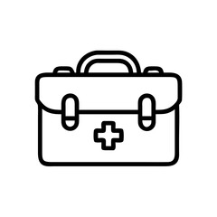Icon of a doctorchest / first aid kit