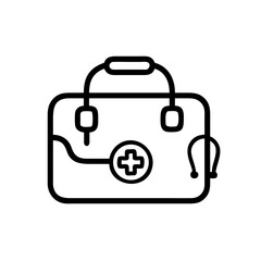 Icon of a doctorchest / first aid kit
