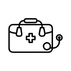 Icon of a doctorchest / first aid kit