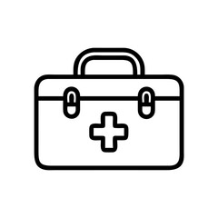 Icon of a doctorchest / first aid kit