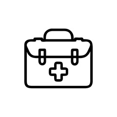 Icon of a doctorchest / first aid kit