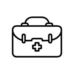 Icon of a doctorchest / first aid kit