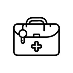 Icon of a doctorchest / first aid kit