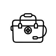 Icon of a doctorchest / first aid kit