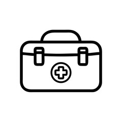 Icon of a doctorchest / first aid kit