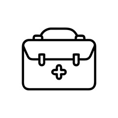 Icon of a doctorchest / first aid kit