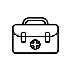 Icon of a doctorchest / first aid kit