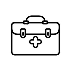 Icon of a doctorchest / first aid kit