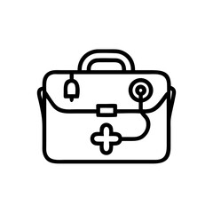 Icon of a doctorchest / first aid kit