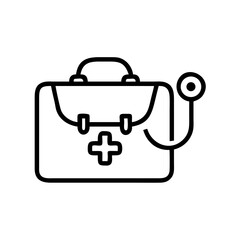 Icon of a doctorchest / first aid kit